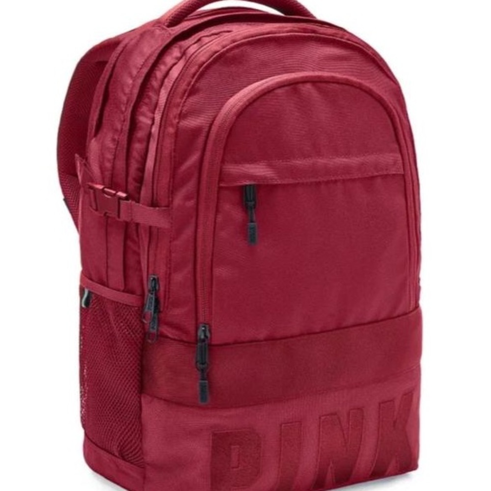 PINK by VS Collegiate Backpack in Burgundy